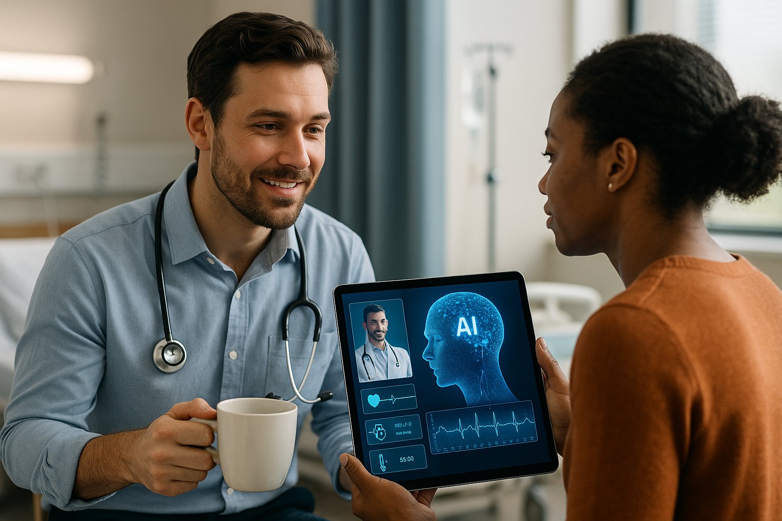 AI at the Bedside: A Coffee-Break Guide for Leaders Who Want Speed Without the Scars